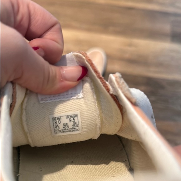 Vans Peach and White Sneakers - Picture 6 of 6